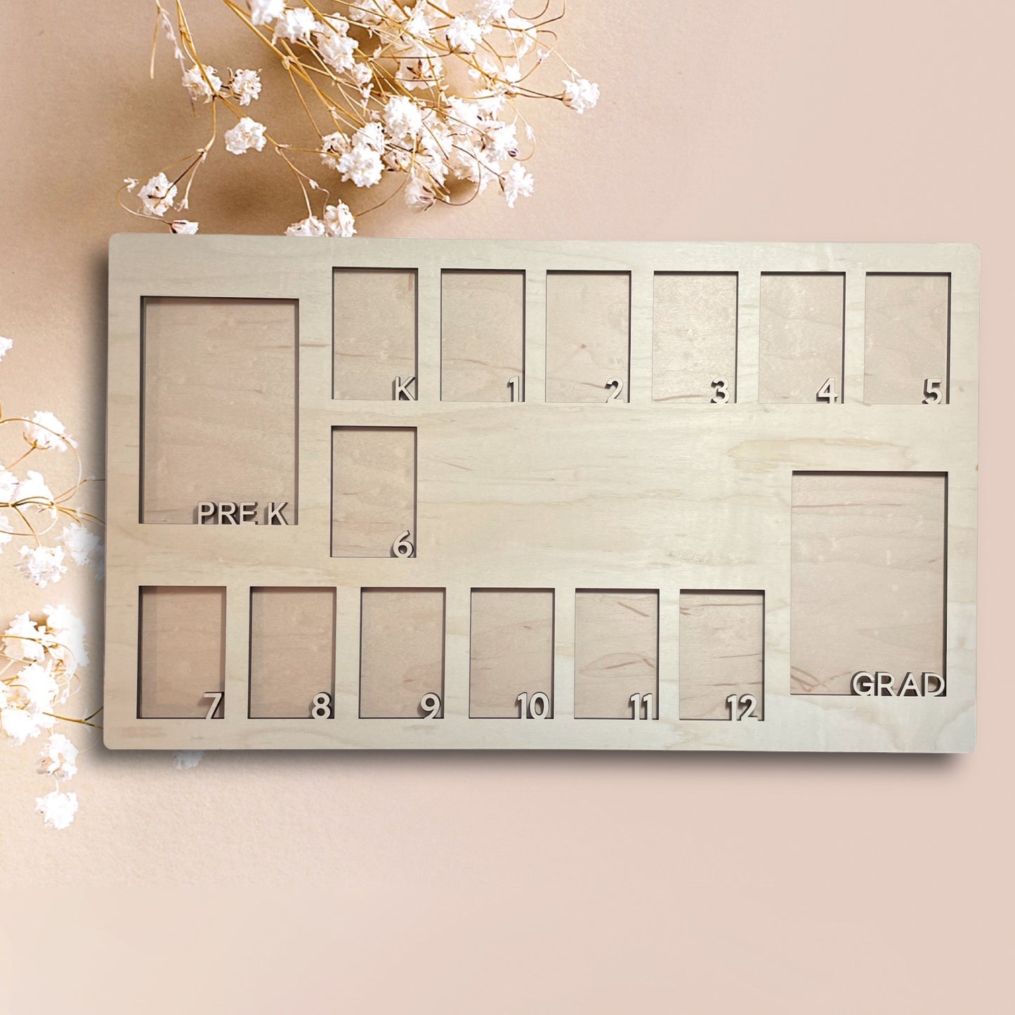 School year picture frame