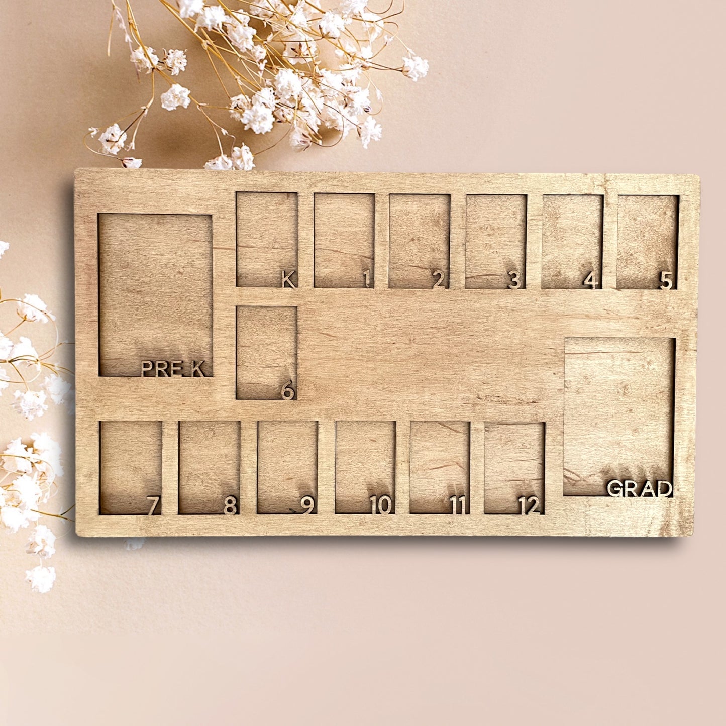 School year picture frame