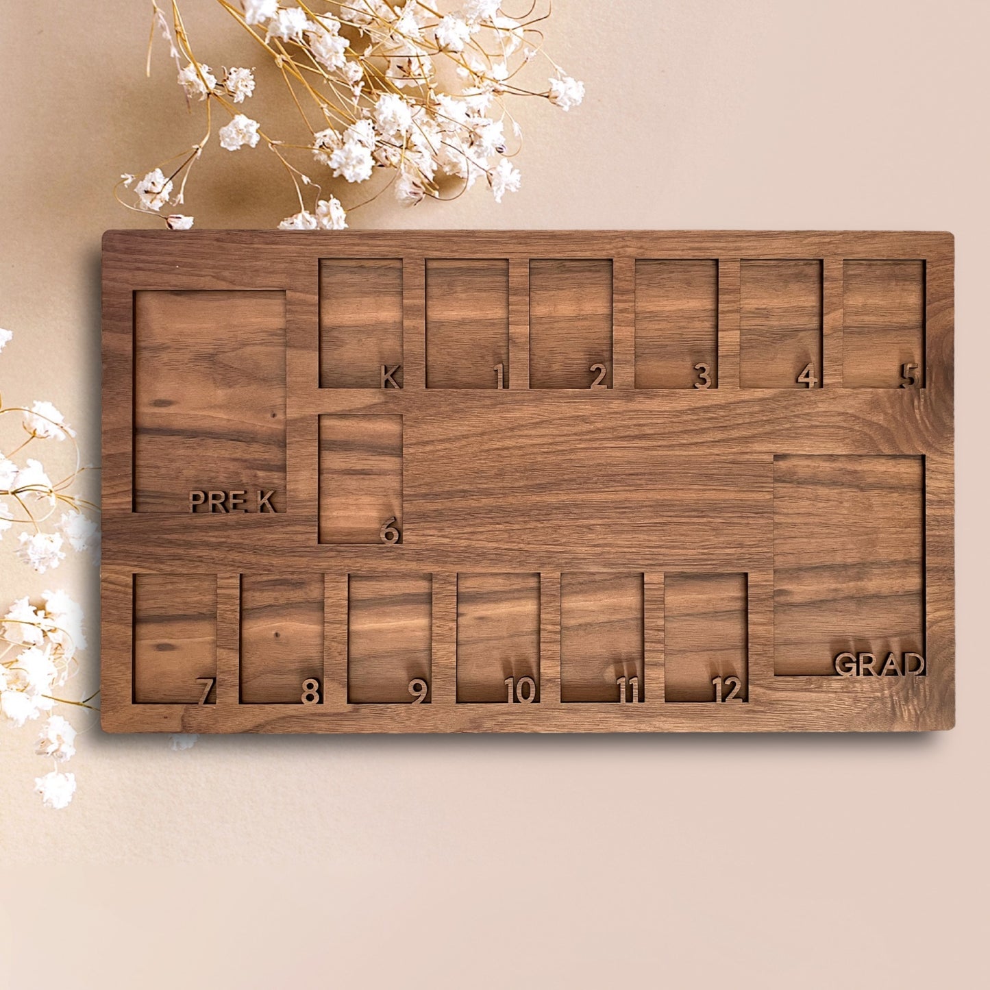School year picture frame