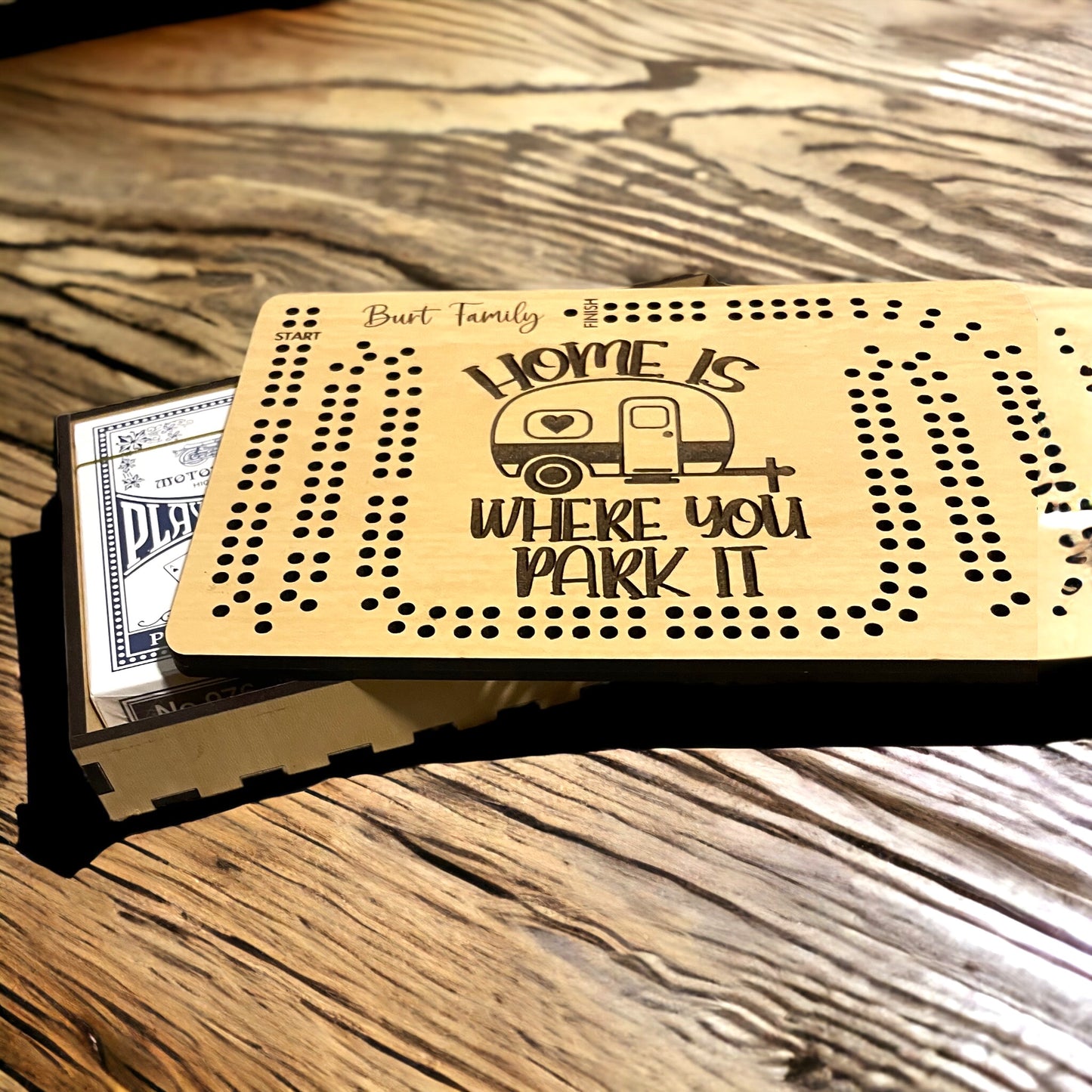 Travel Cribbage board