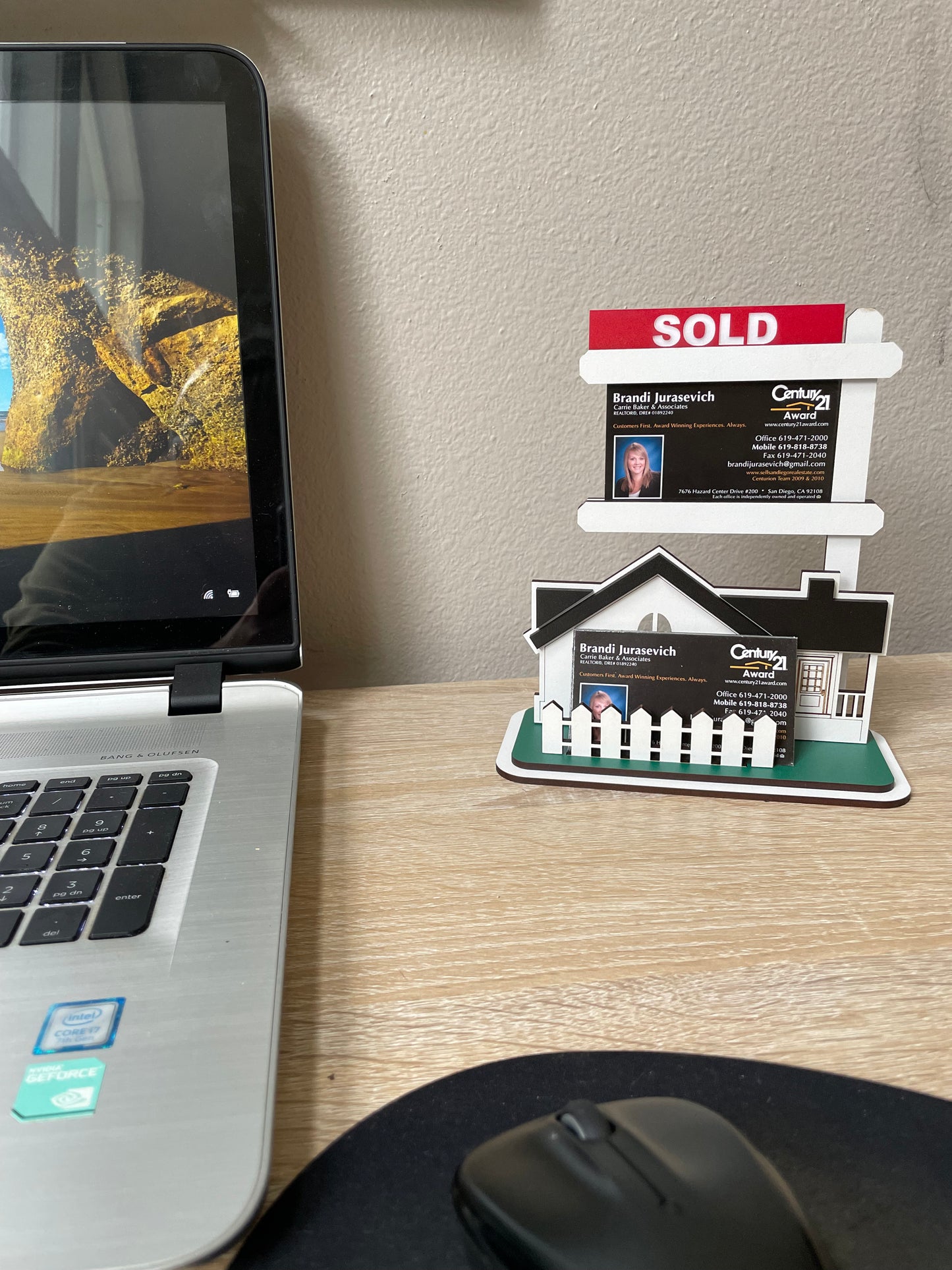 Business card holder - Realtor