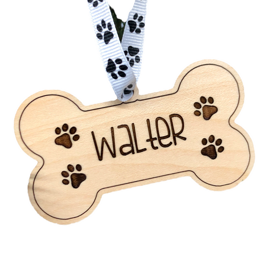 Dog Ornament-Bone