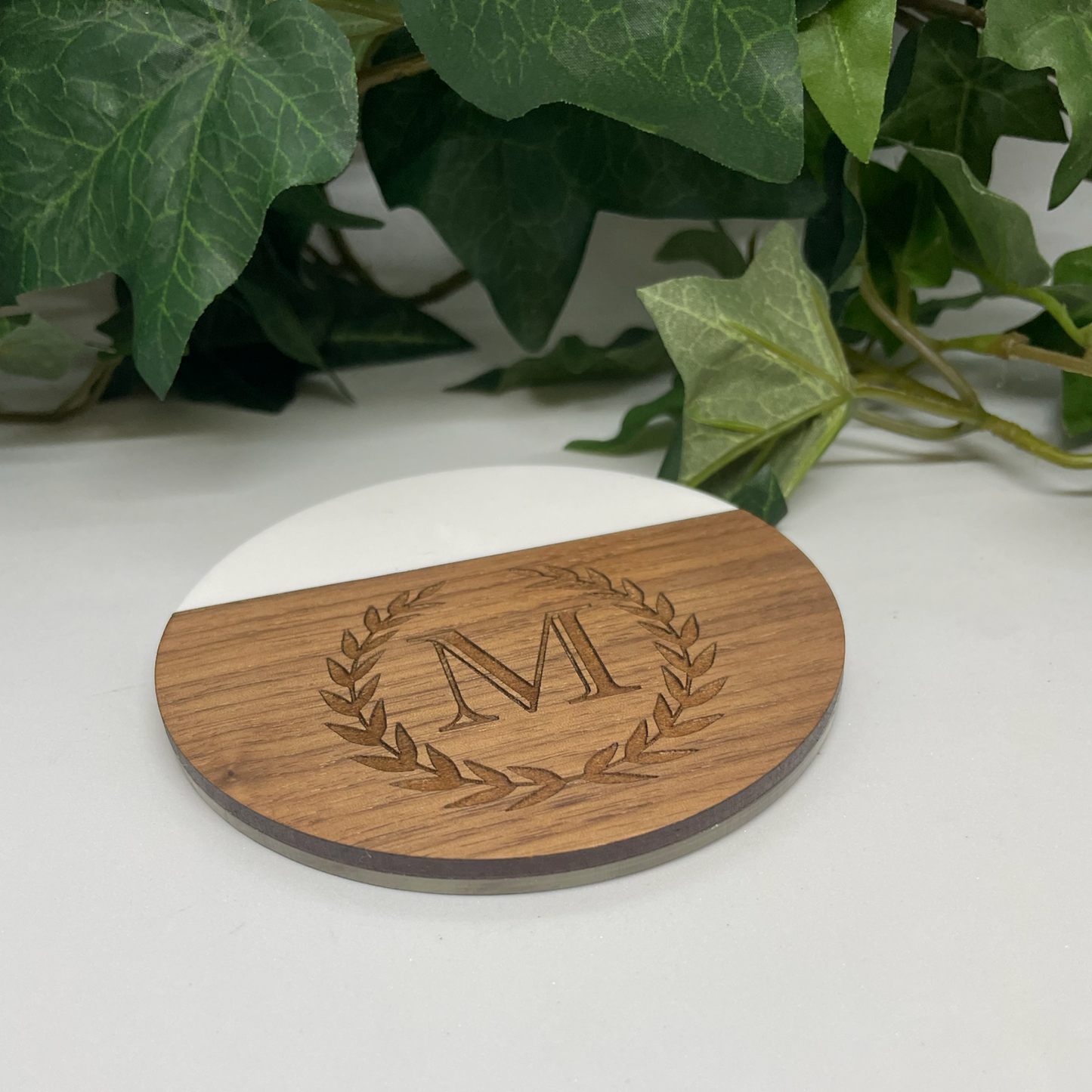 Monogram coaster- SET OF 4