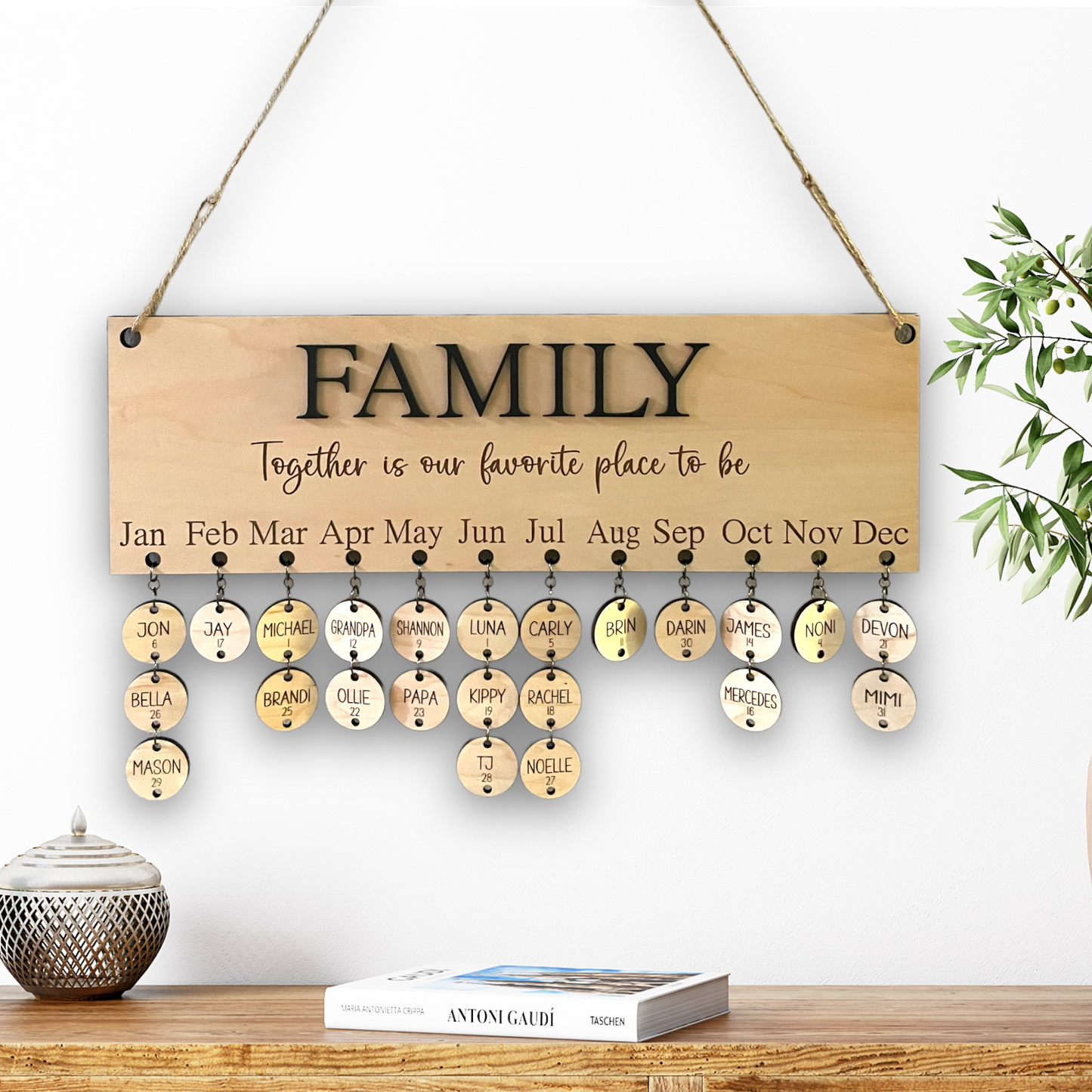 Family Birthday Sign