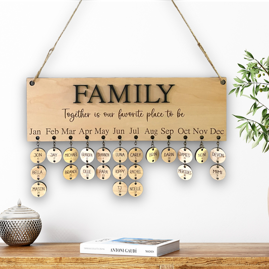 Family Birthday Sign