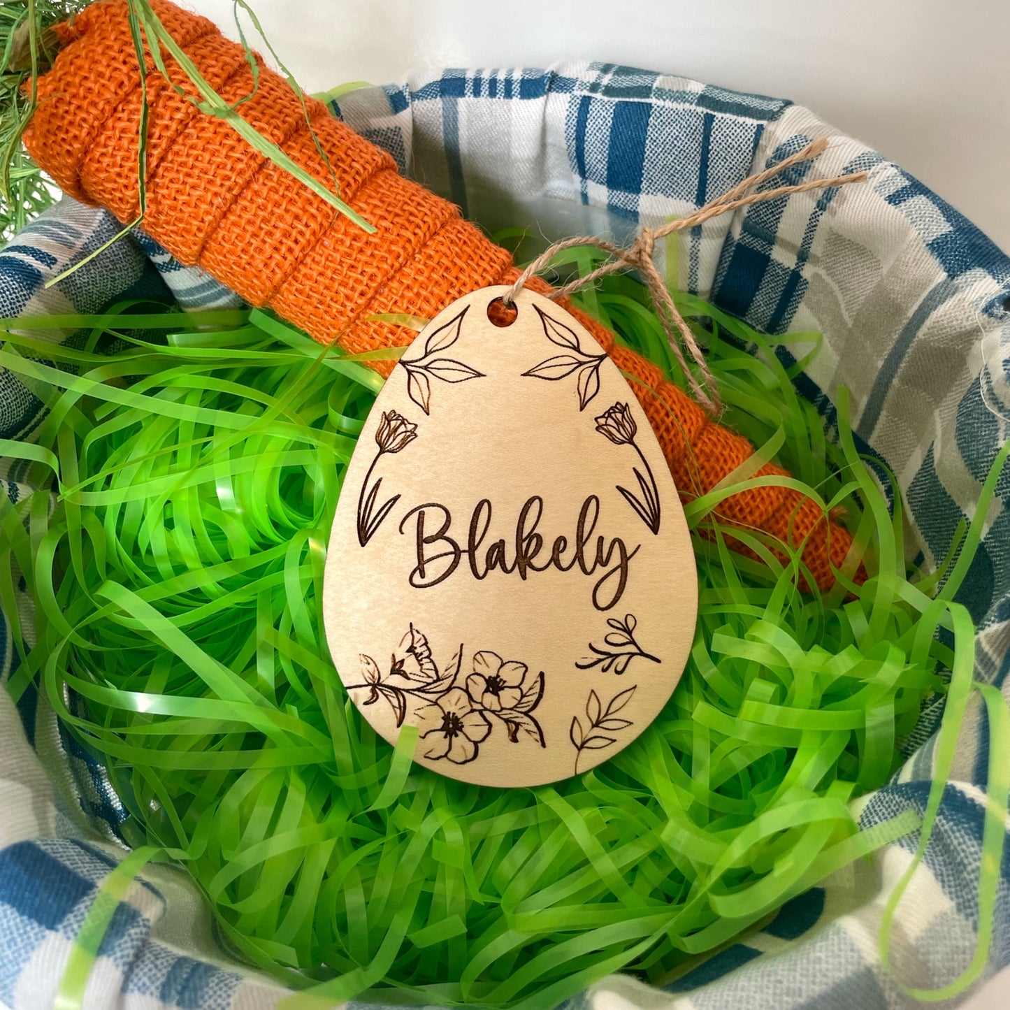 Easer egg tag