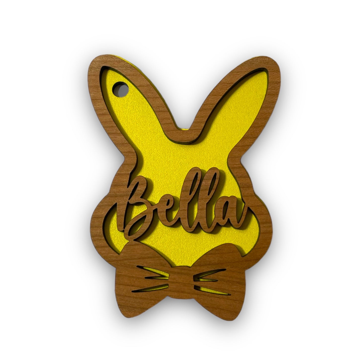 Easter tags bowtie- two layer