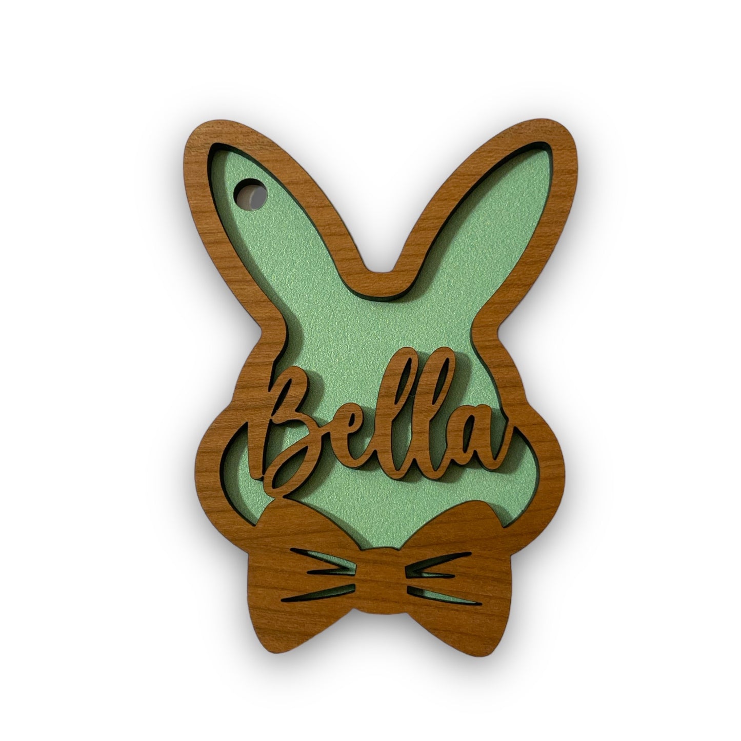 Easter tags bowtie- two layer